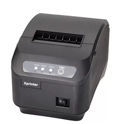 Принтер чеків Xprinter XP-Q200II USB+RS232 80мм, обріз, чорний