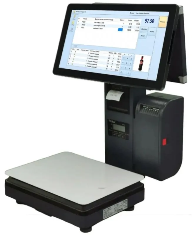 POS - термінал ALEO AL-WYT60II 15,6" ваги етикетки чеки i5/4Gb/120Gb сірий